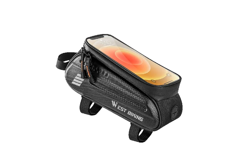 Bicycle rack guard-Bicycle Frame Bag Waterproof for Mobile Phones