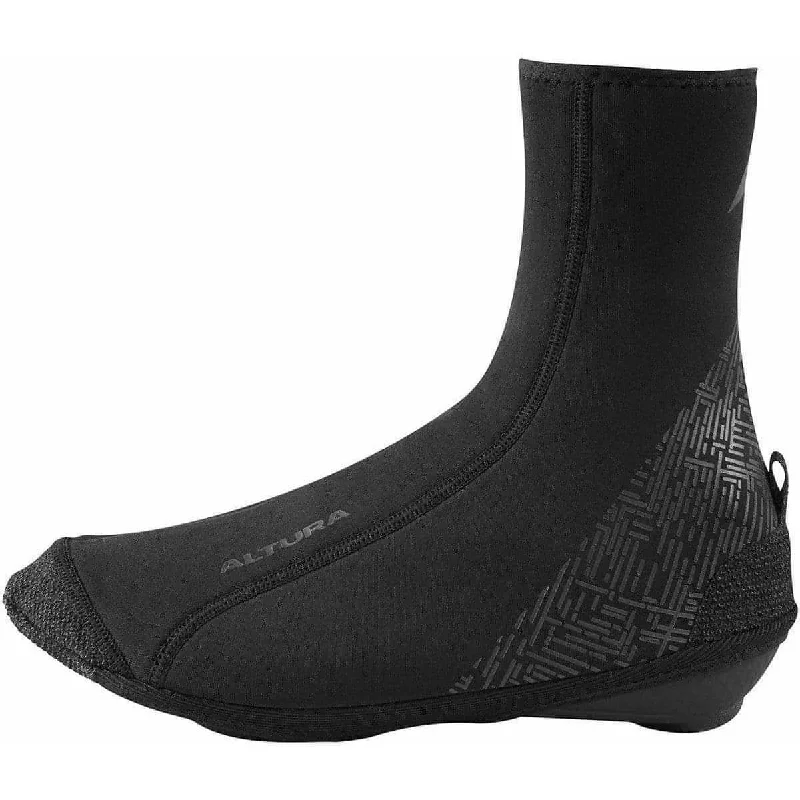 Mountain bike guards-Altura Thermostretch Windproof Overshoes - Black