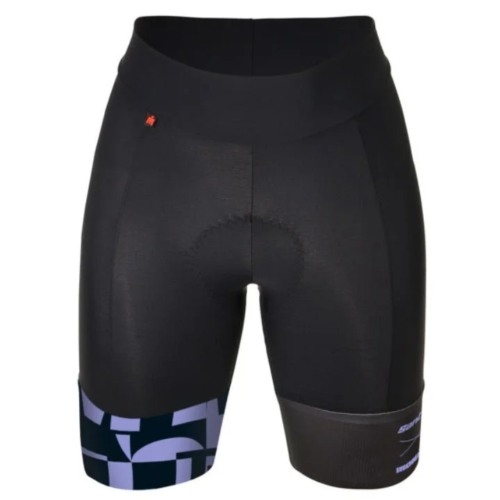 Bicycle lock guard-Santini Women Enigma Tri Shorts