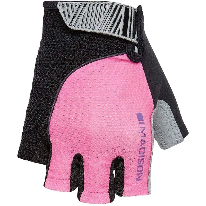 Cycling gloves guard-Madison Sportive Womens Fingerless Cycling Gloves - Pink