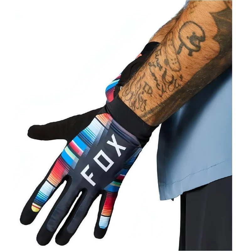 Cycling wrist liner-Fox Flexair Full Finger Cycling Gloves - Black