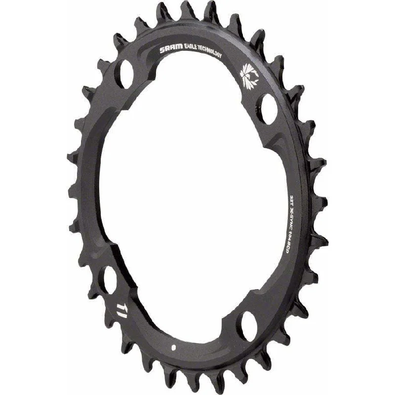 Cycling shin liner-30t 94 BCD x 4-Bolt 11/12-Speed X-Sync2 Eagle Chainring Black