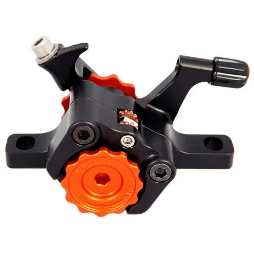 Mountain bike rotor-Paul Component Engineering Klamper Disc Caliper Short Pull BLK Orange Adjusters