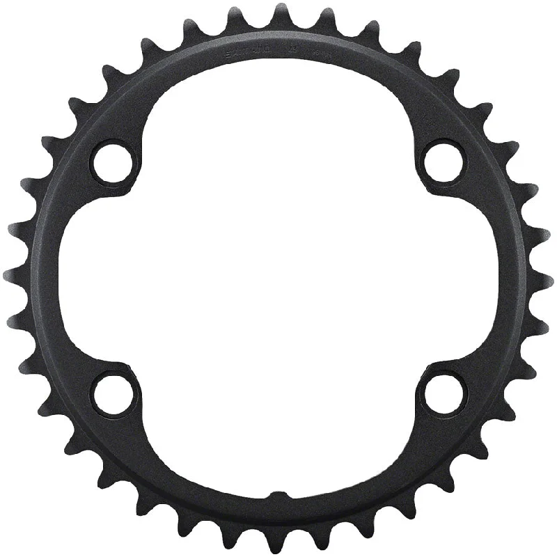 Road bike liner-Shimano Ultegra FC-R8100 12-Speed Chainring - 36t Asymmetric 110 BCD BLK NH