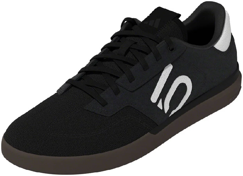 Bicycle light guard-Five Ten Sleuth Canvas Flat Shoes - Mens Core Black/Core Black/FTWR White 6