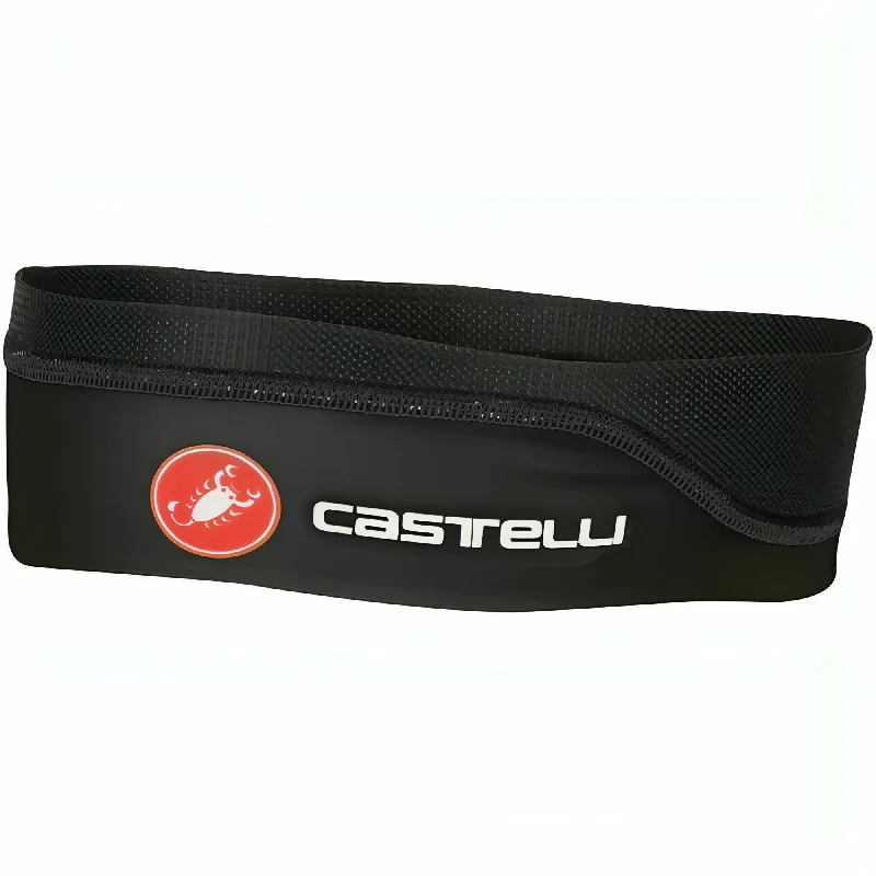 Road bike liner-Castelli Summer Cycling Headband - Black