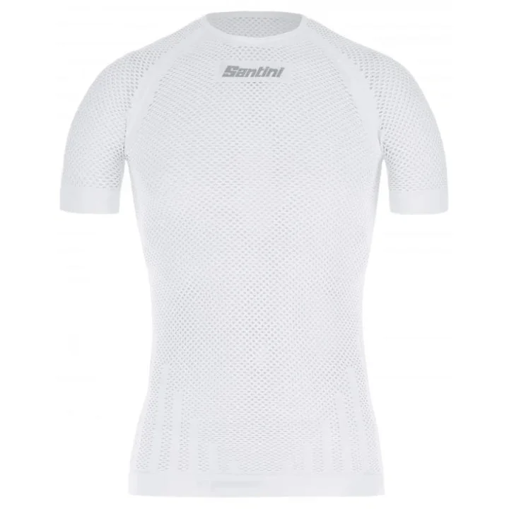 Bicycle tool guard-Santini Mesh Short Sleeve Baselayer