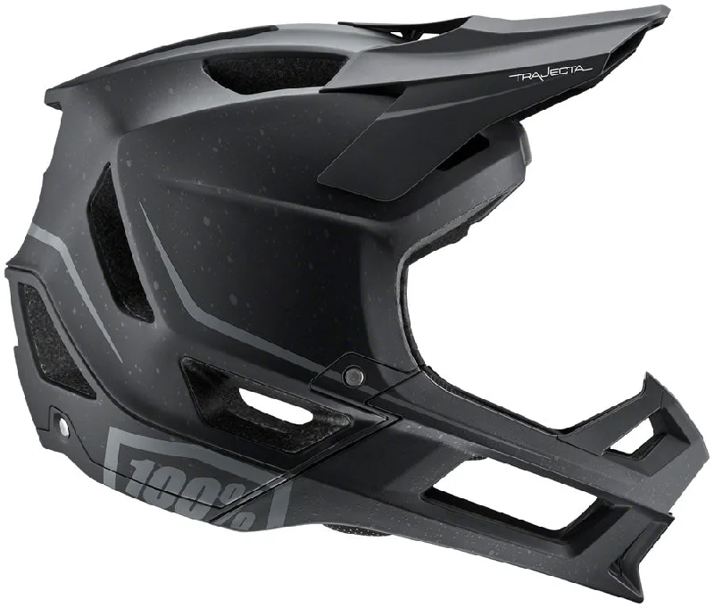 Cycling band guard-100% Trajecta Full Face Helmet with Fidlock - Black Large