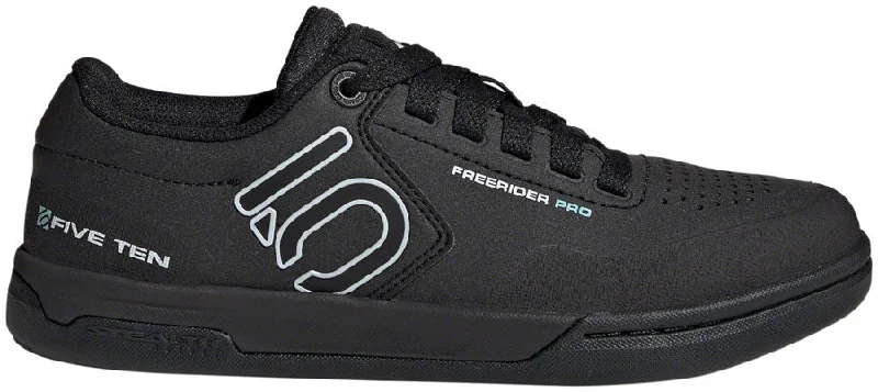 Bike wheel liner-Five Ten Freerider Pro Flat Shoes - Womens Core BLK/Crystal White/Acid Mint 11