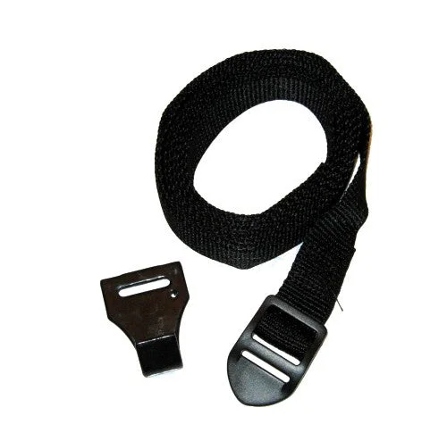 Cycling vest guard-Lower strap with buckle and hook