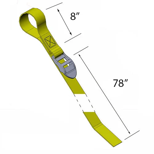 Road bike guard-TIE DOWN STRAP WITH LOOP