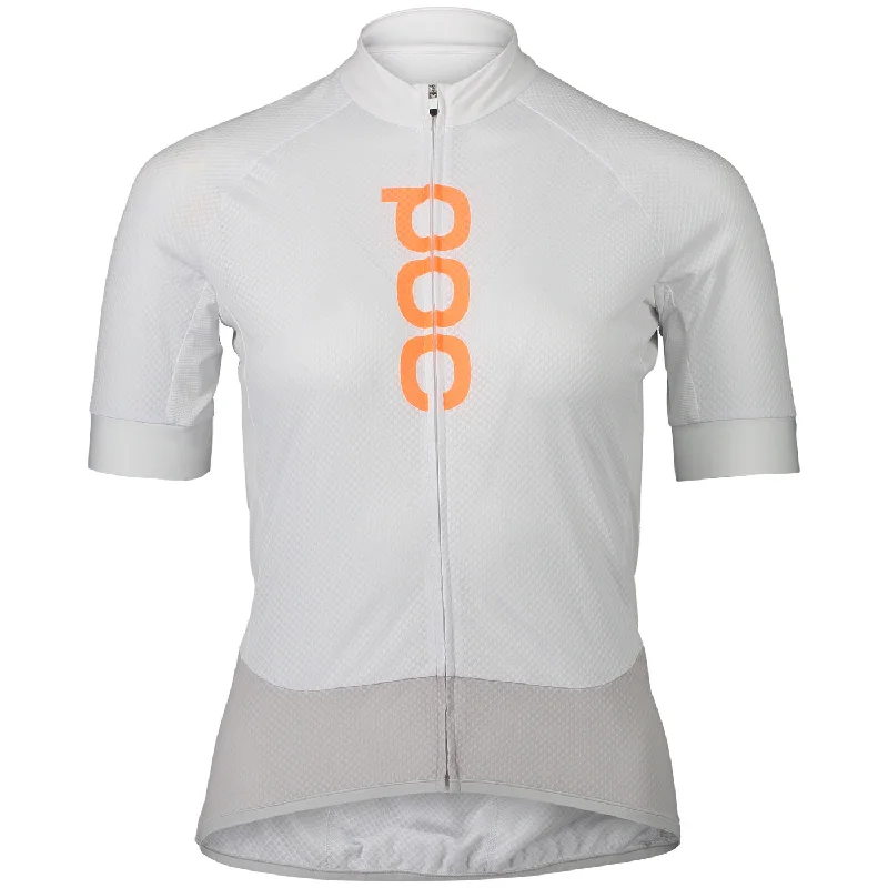 Mountain bike guards-Maglia donna Poc Essential Road Logo - Bianco grigio