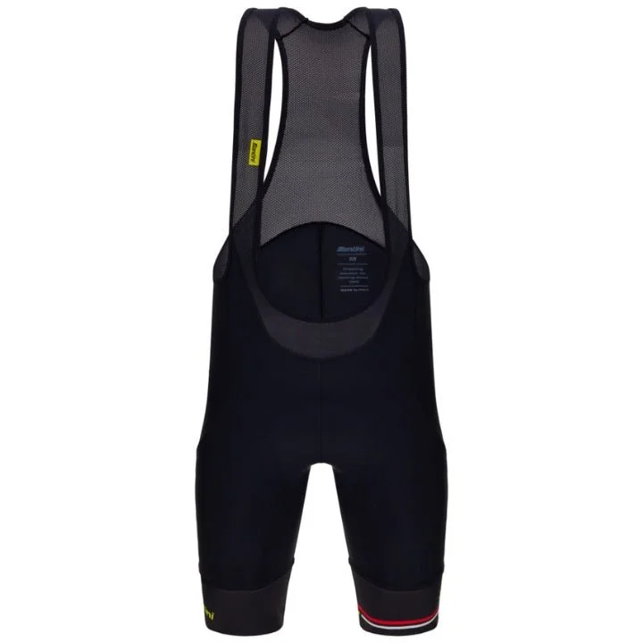 Bike seat mount-Santini TDF Alpe D'Huez Bibshorts