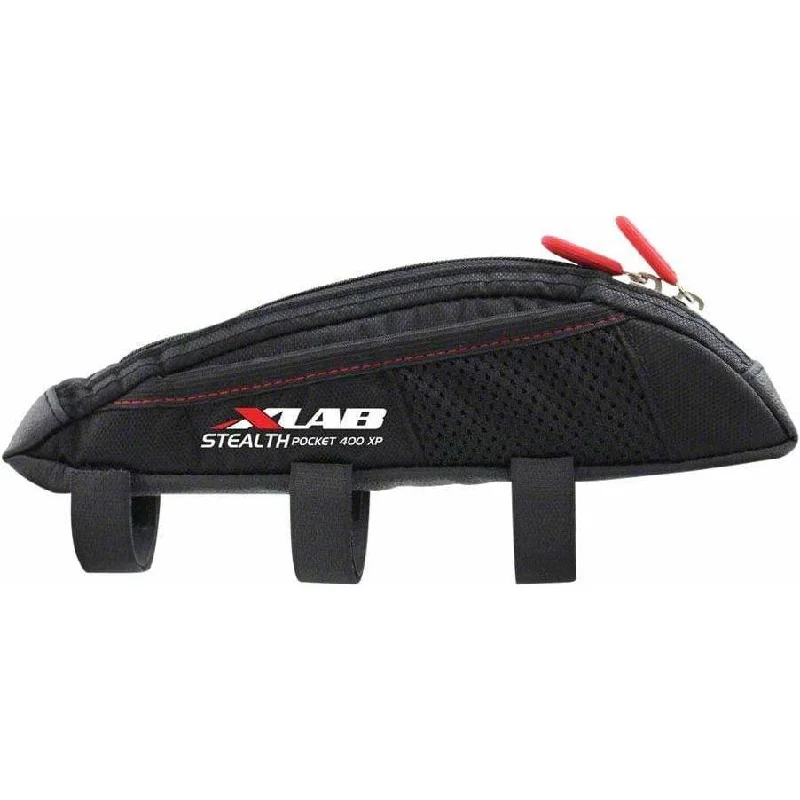 Cycling knee liner-Stealth Pocket 400 XP Frame Bag: Black