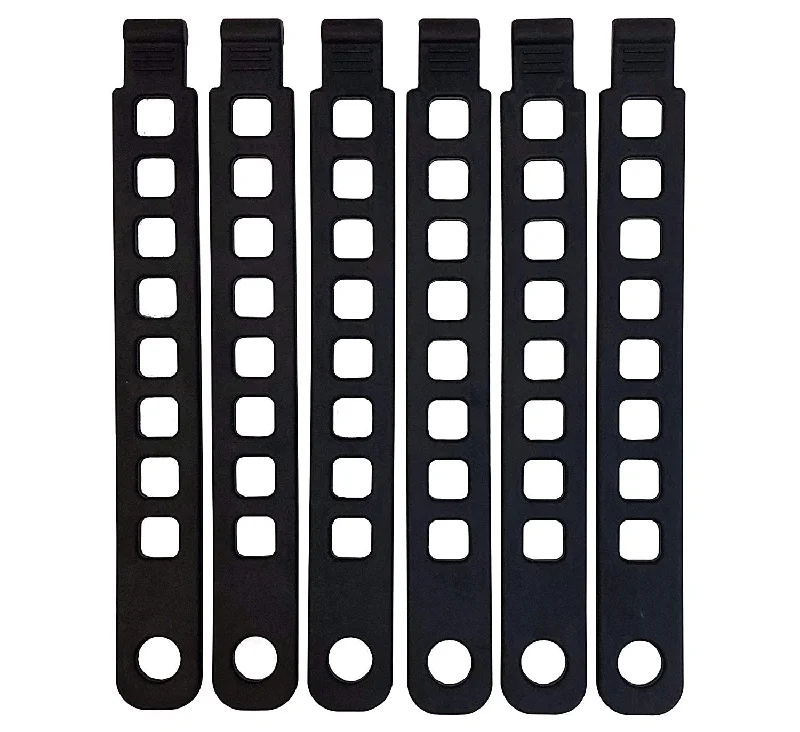 Bicycle chain guard-RUBBER STRAP - 6 PACK