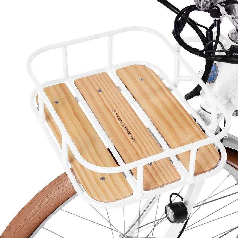 Bike frame liner-Premiere Lite Front Rack - Modern White