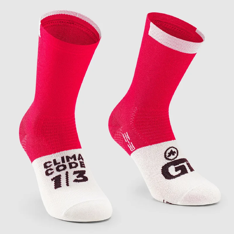 Bicycle bar liner-Calze Assos GT C2 - Rosso bianco