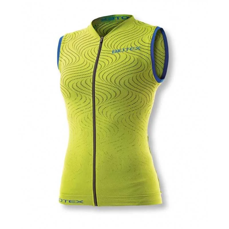 Mountain bike guard-Maglia donna senza maniche Biotex Soffio - Verde