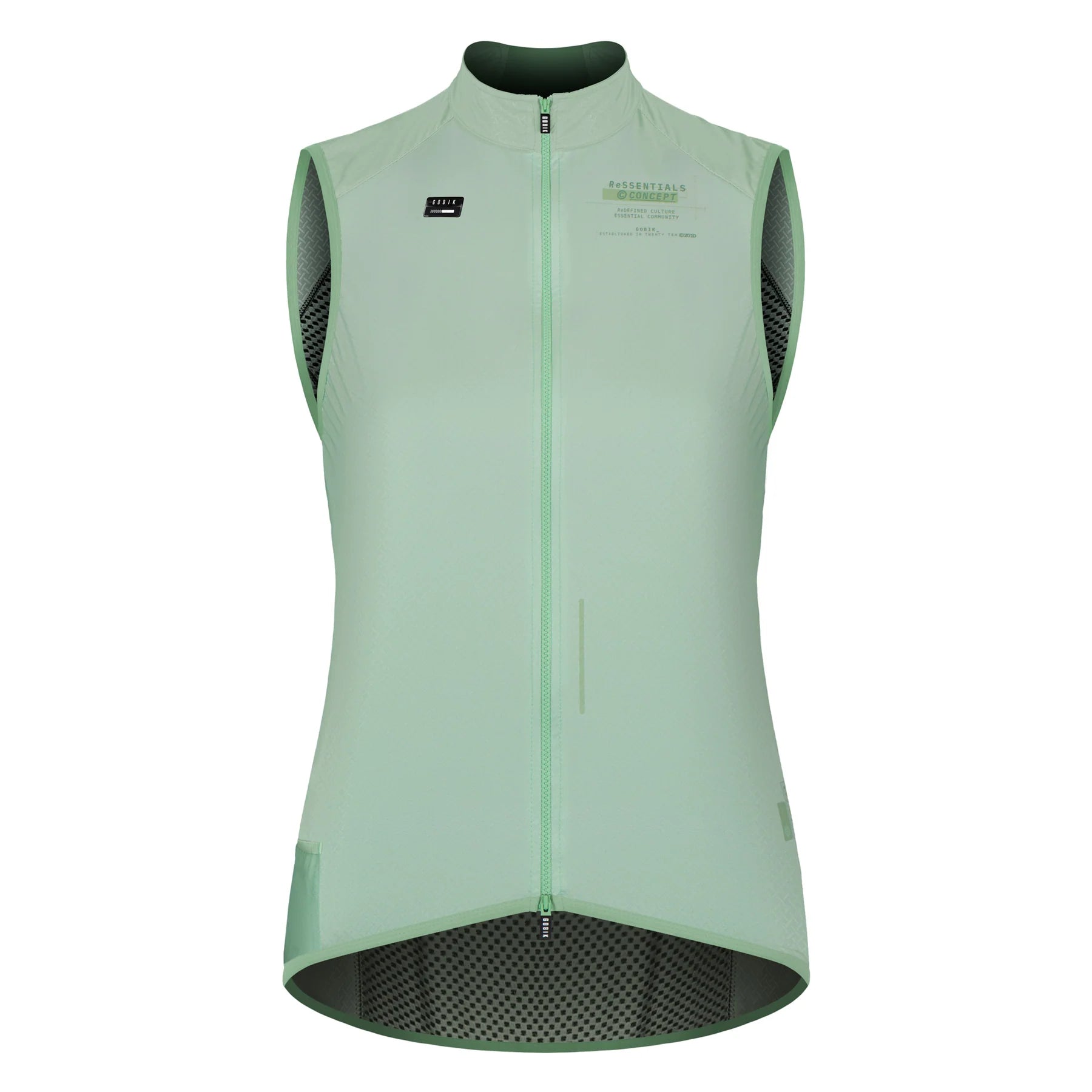 Bicycle grip guard-Gilet donna Gobik Plus 2.0 Seamint - Verde