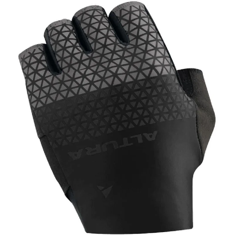 Mountain bike guards-Altura Progel Fingerless Cycling Gloves - Black