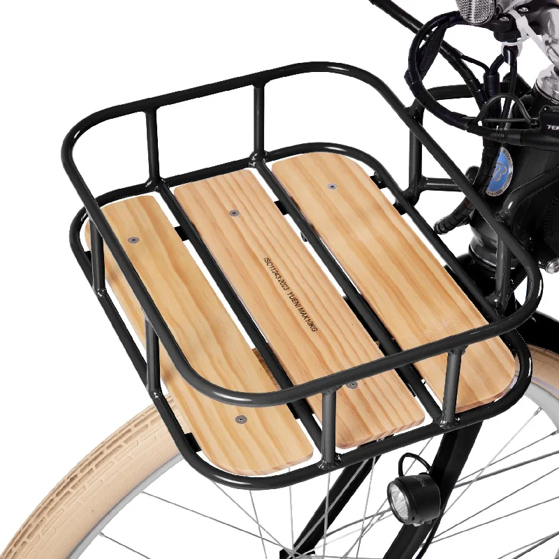 Bicycle gear guard-Premiere Lite Front Rack - Classic Black