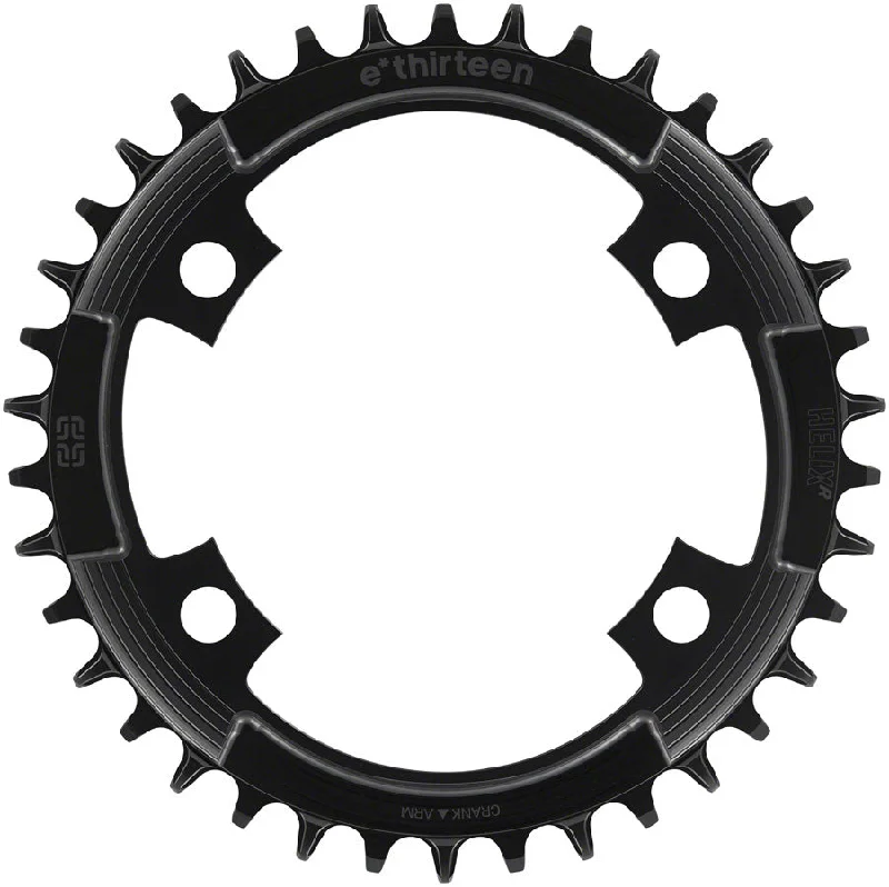 Bike wheel guard-e*thirteen Helix R 107 BCD 4-Bolt Chainring - 40t 11/12-Speed 107BCD Black