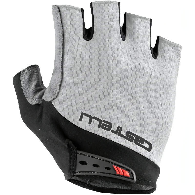 Cycling vest guard-Castelli Entrata V Fingerless Cycling Gloves - White