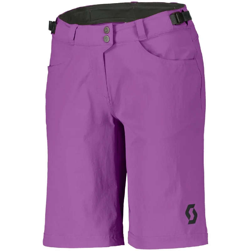 Bicycle tire liner-Pantaloncini donna Scott Trail Flow - Viola