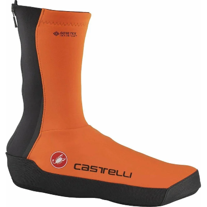 Bike wheel guard-Castelli Intenso UL Cycling Shoe Covers - Orange