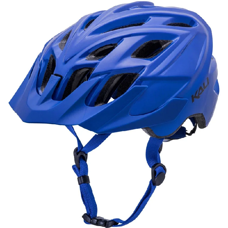 Bike frame liner-Chakra Solo Mountain Bike Helmet - Blue