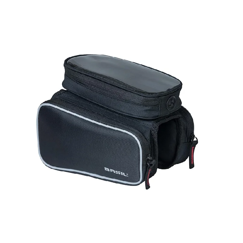 Bicycle basket guard-Basil Sport Design Frame Bag 1.5L Black