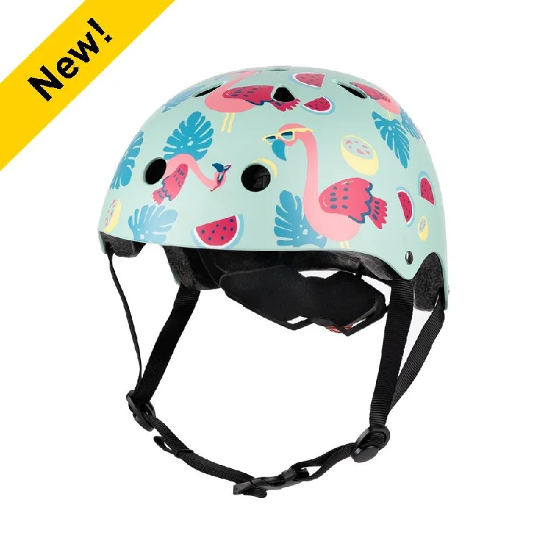 Bike chain guard-Flamingo Helmet