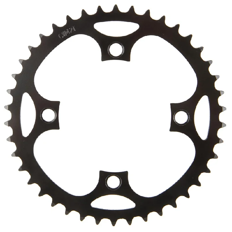 Cycling lamp mount-Samox PD-R4-S Chainring Teeth: 46 Speed: 1 BCD: 104 Bolts: 4 Steel Black