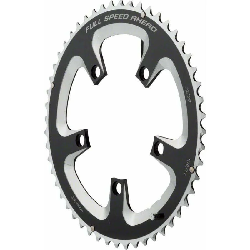 Cycling band guard-Super Road Chainring - 52t, 110 BCD, 5-Bolt, Aluminum, N11