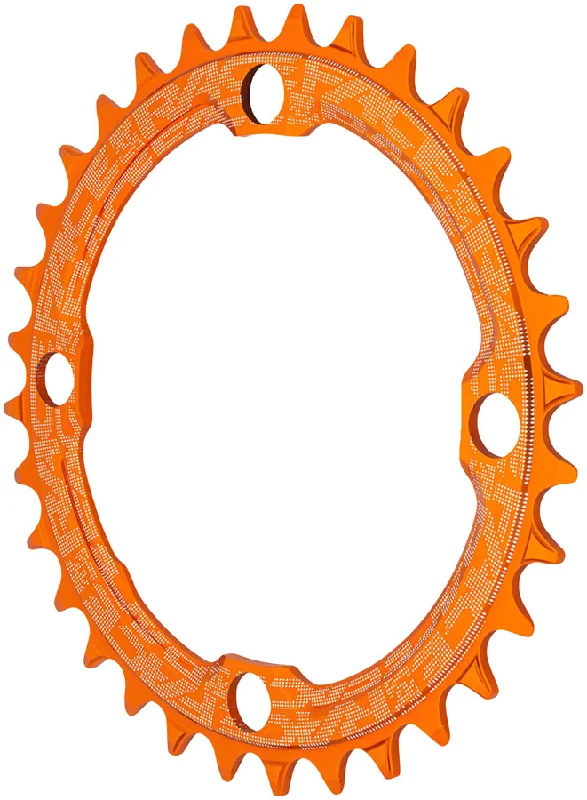 Mountain bike guard-RaceFace 1x Narrow Wide Chainring - 36t 104 BCD 10-12 Speed 7075 Aluminum Orange