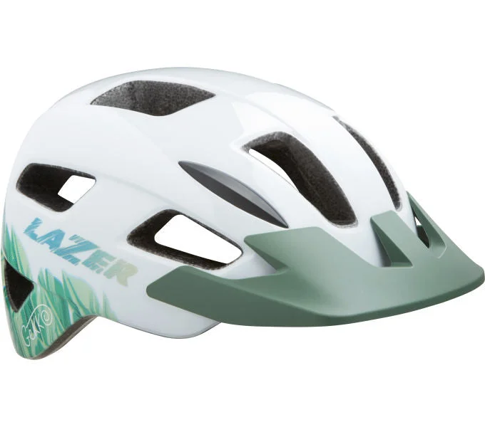 Bike chain liner-Helmet Lazer Lil Gekko White Tropical