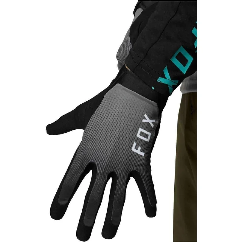 Bike seat guard-Fox Flexair Ascent Full Finger Cycling Gloves - Black