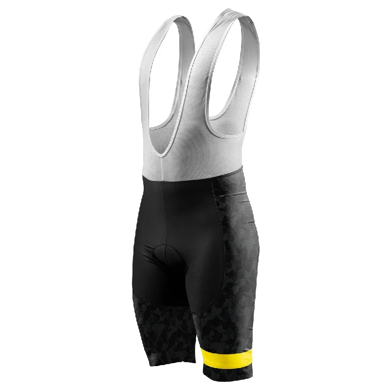 Bicycle tire liner-Men's bibshorts Yellow lines