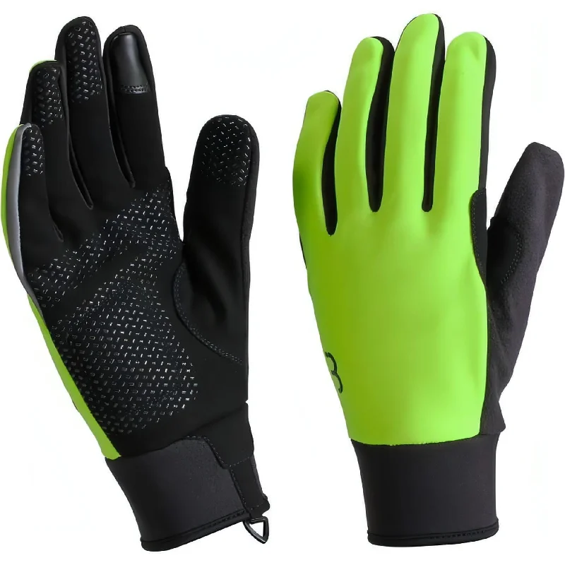 Mountain bike guard-BBB ControlZone Winter Full Finger Cycling Gloves - Yellow