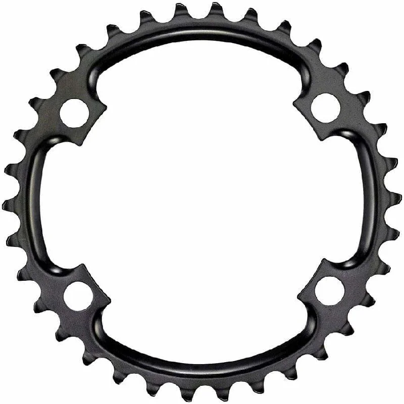 Bicycle stem guard-11-Speed 34t 110mm Asymmetric BCD Steel Chainring Black