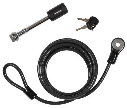 Road bike guard-1/2" Locking Threaded Hitch Pin & Cable