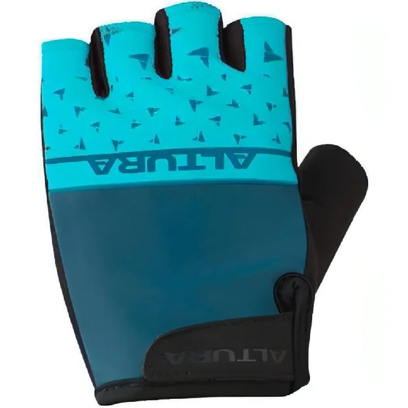 Bicycle rack liner-Altura Airstream Fingerless Junior Cycling Gloves - Blue