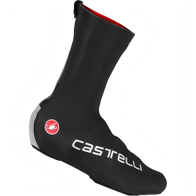 Cycling rain guard-Castelli Diluvio Pro Shoe Covers - Black