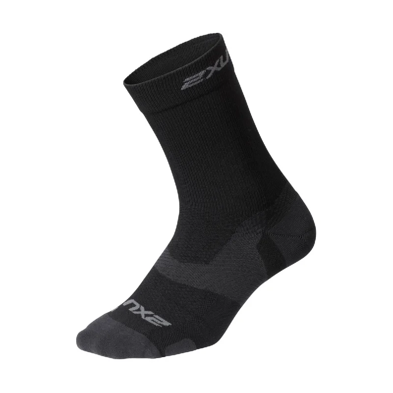 Road bike liner-2XU Ua5052E Vectr Light Cushion Crew Socks