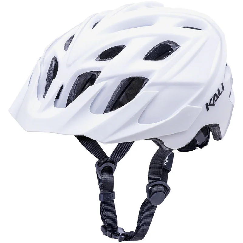 Bike chain liner-Chakra Solo Mountain Bike Helmet - White