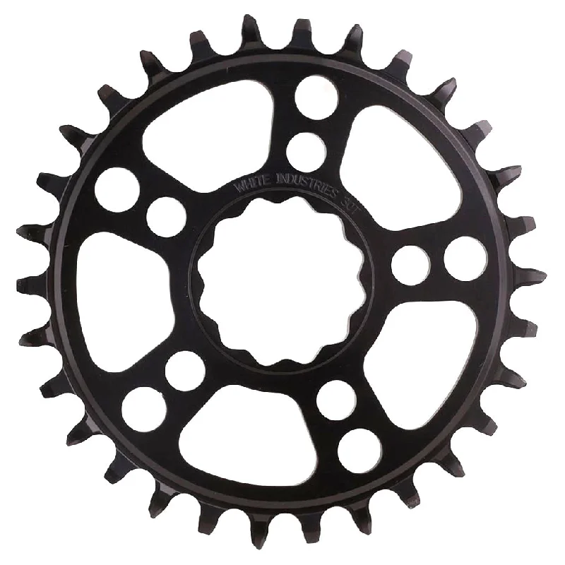 Mountain bike liner-White Industries MR30 TSR 1x Chainring (0mm Offset) 30T Black