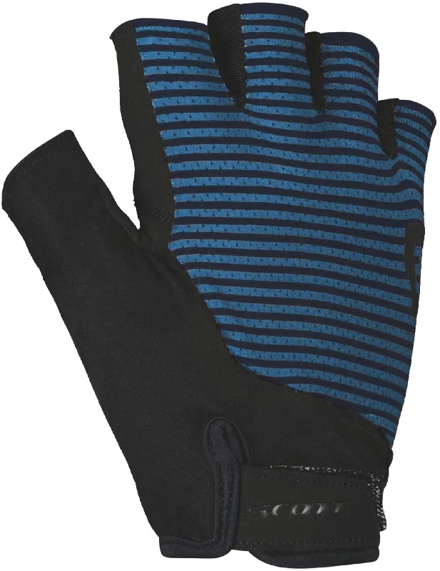 Road bike liner-Scott Aspect Gel Fingerless Cycling Gloves - Blue