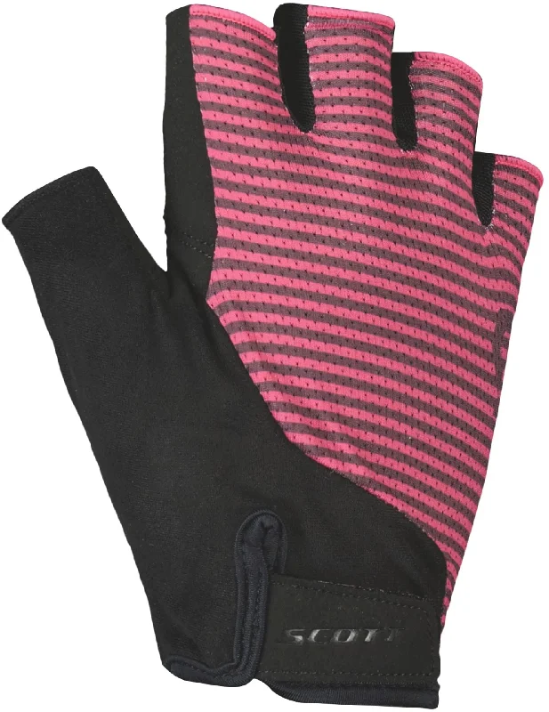 Bicycle rack guard-Scott Aspect Gel Fingerless Cycling Gloves - Pink