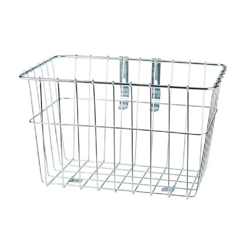 Bicycle chain mount-Front Grocery Basket with Adjustable Legs