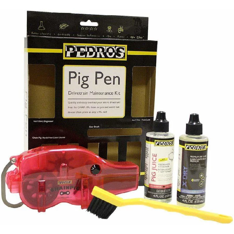 Bicycle lamp guard-Pig Pen II Drivetrain Maintenance Kit